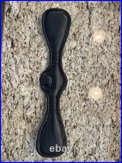 Passier Blu Leather Short Belt Wave Dressage Girth Black 55cm-approximately 22