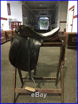 Passier Hannover Dressage Saddle 17 Wide FREE pad half pad leathers irons girth
