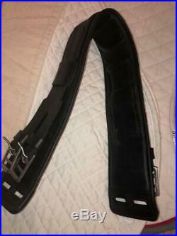 Passier Leather & Elastic Dressage Girth 31in, Black Good Condition