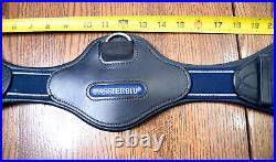 Passier, Passierblu wave leather girth, black, 60cm 24 for dressage saddle