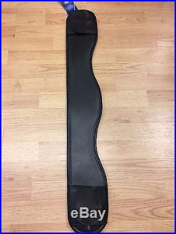 Passier Semi-Shaped Dressage Girth Leather Black 70cm/28in