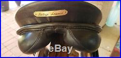 Passier & Sohn Dressage Saddle Patron 17.5 with Passier leathers, irons & girth