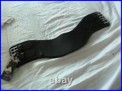 Passier leather girth for dressage saddles, black short girth saddle girth. 55cm