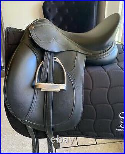 Peter Horobin Saddlery Kitzbuhel Dressage Saddle 17 Fully Adjustable StrideFree