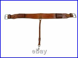 Plain Smooth Leather Western Horse Tack Saddle Girth For Saddles