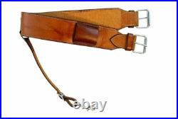 Plain Smooth Leather Western Horse Tack Saddle Girth For Saddles