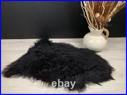 Premium Curly Icelandic Pure Natural Decorative Handmade Luxury Genuine Leather