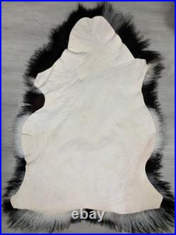 Premium Curly Icelandic Pure Natural Decorative Handmade Luxury Genuine Leather