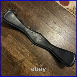 Prestige Dressage Girth 25 26/60cm Black Monoflap With Dee Ring