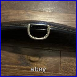Prestige Dressage Girth 25 26/60cm Black Monoflap With Dee Ring