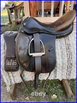 Prestige Dressage Saddle 17 with TSF girth, stability leathers