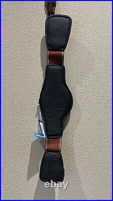 Prestige Leather Dressage Girth with Crossed Elastic SIZE 70 CM NEW W TAGS