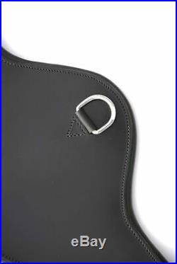 Rhinegold Anatomical Italian Leather Short/Dressage Girth Black 24