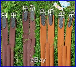 SALE Stubben 235 DE LUXE Leather Elastic Chafeless Atherstone Saddle Long Girth
