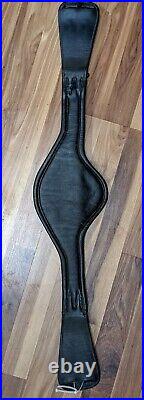SCHLEESE BSE Contoured 8x 32 Black Dressage Saddle Girth-Sells for $275 Retail