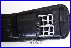 SCHLEESE Softy Dressage GIRTH Premium BLACK Leather 5 x 24 New without tags