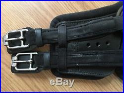 STUBBEN EQUI-SOFT 24 inch Blk Dressage Girth Interchangeable Neoprene Padding