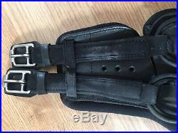 STUBBEN EQUI-SOFT 24 inch Blk Dressage Girth Interchangeable Neoprene Padding