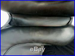 STUBBEN Maestoso Dressage Saddle 18 XW EUC inc. Girth pad irons leathers & cover