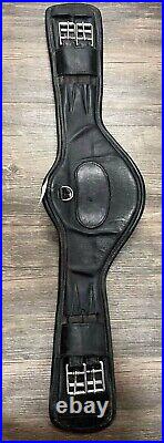 Schleese Leather Dressage Girth Black 28In