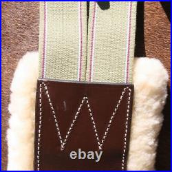 Schneiders Pinnacle Sheepskin Lined Horse Girth Double Elastic Various Size