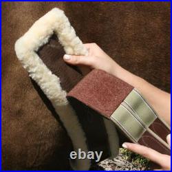 Schneiders Pinnacle Sheepskin Lined Horse Girth Double Elastic Various Size