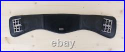 Shaped Padded Dressage Girth in Leather