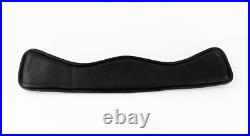 Shaped Padded Dressage Girth in Leather