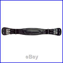 Silverleaf Standard Padded Leather Dressage Girth with Elastic Ends