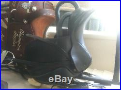 Stübben Avalon Dressage Saddle with leathers irons girth and pad
