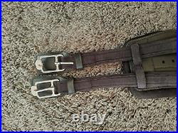 Stubben Equi-Soft Dressage/Long Billeted Saddle Girth Leather Black 32