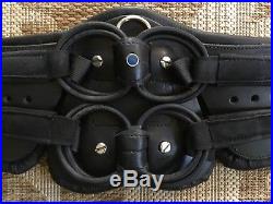 Stubben Equi-Soft Flexible Leather Dressage Girth 28 / 70cm BLACK