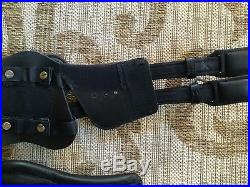 Stubben Equi-Soft Flexible Leather Dressage Girth 28 / 70cm BLACK