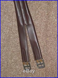 Stubben Padded Leather Brown Split End Girth Size 38