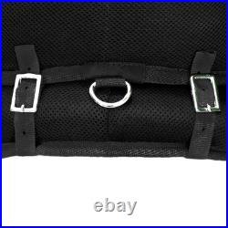 Synthetic All Purpose English Horse Saddle FREEMAX Treeless Suede Tack Size10-18