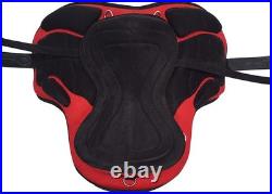 Synthetic English Horse Saddle All Purpose FREEMAX Treeless Suede Tack Size10-18