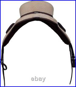 Synthetic FREEMAX Horse Saddle All Purpose Treeless Suede English Tack Size10-18