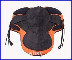 Synthetic Horse Saddle English All Purpose FREEMAX Treeless Suede Tack Size10-18