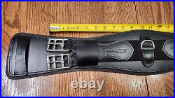 ThinLine, New, short girth, black, 50, 20 leather dressage monoflap