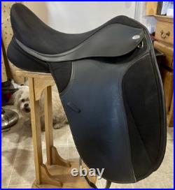 Thorowgood t4 High Wither Dressage Saddle 18 Inch MW