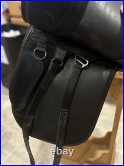 Thorowgood t4 High Wither Dressage Saddle 18 Inch MW