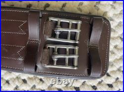Total Saddle Fit 30 Dressage or Monoflap Shoulder Relief Girth Brown