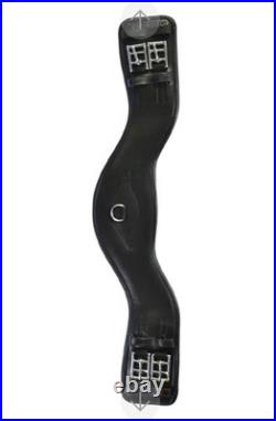 Total Saddle Fit Dressage Girth 24 Black with Matching Sheepskin Cover