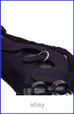 Total Saddle Fit Dressage Girth 24 Black with Matching Sheepskin Cover