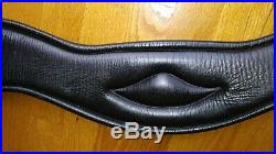 Total Saddle Fit Dressage Girth 30 black leather- needs buckle