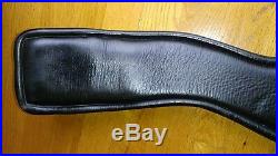 Total Saddle Fit Dressage Girth 30 black leather- needs buckle