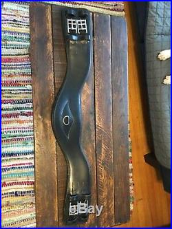 Total Saddle Fit Leather Dressage Girth Black Size 30. In great condition