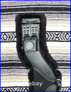 Total Saddle Fit STRETCHTEC Dressage Girth 22 Black with Fleece Liner