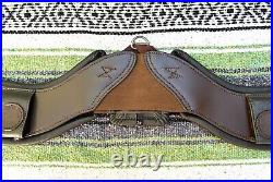 Total Saddle Fit STRETCHTEC Dressage Girth 24 Brown with Leather Liner