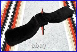 Total Saddle Fit STRETCHTEC Dressage Girth 28 Black with Fleece Liner